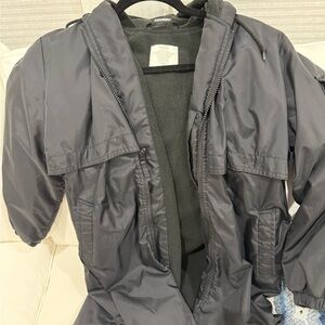 Adoretex Black Insulated Hooded Jacket